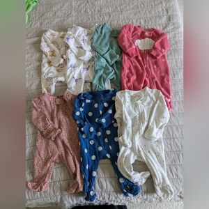 Newborn footies sleepers bundle